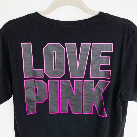 ❌ SOLD PINK Victoria's Secret Black shirt - Picture 5 of 6